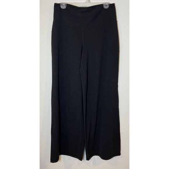 Athleta Elation Wide Leg Pants Pull On Black Size Large L - Picture 1 of 5